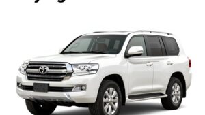 Современная иллюстрация внедорожника Toyota Land Cruiser для статьи о типичных ошибках при покупке авто